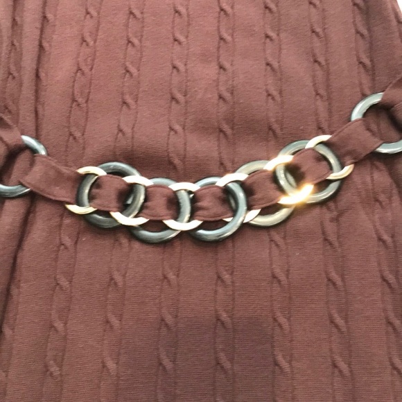 Milly Cap Sleeve Form Fitting Sweater Dress - Picture 2 of 3